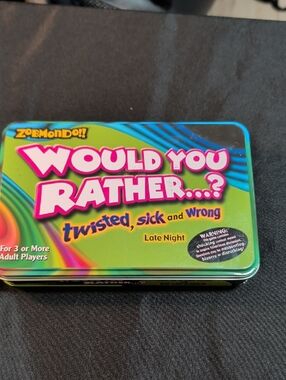 Zobmondo Would You Rather? Card Game Late Night Edition